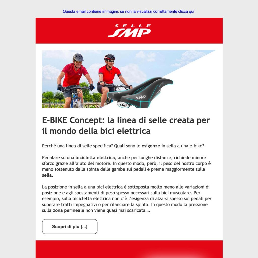 Selle SMP, applicazione di email marketing
